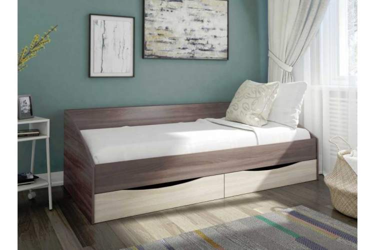 Кровать Классика шимо темный / шимо светлый-5