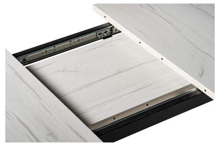 Стол деревянный раскладной Лота Лофт 120 25 мм юта / черный матовый-8