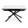 Керамический стол Мэриан 120(180)х80 snow alpin white / черный