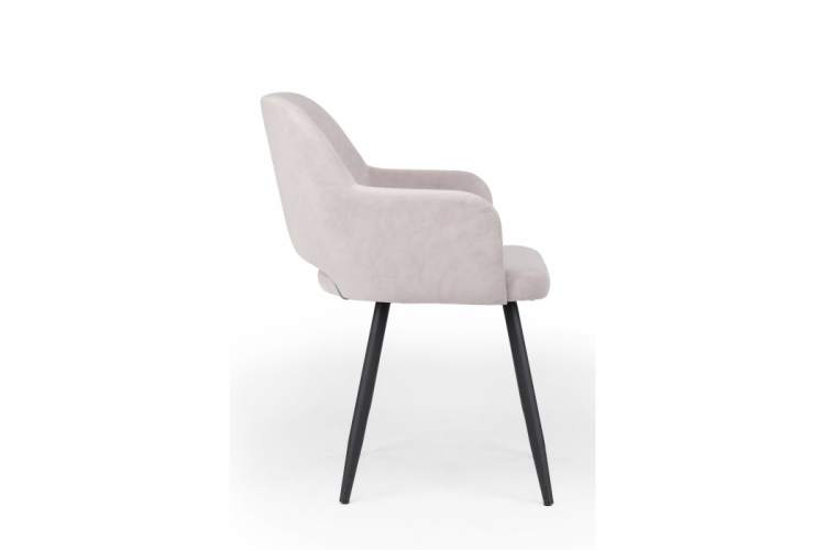 Стул на металлокаркасе Эолин 360 светло-серый (glory 36) / черный-3