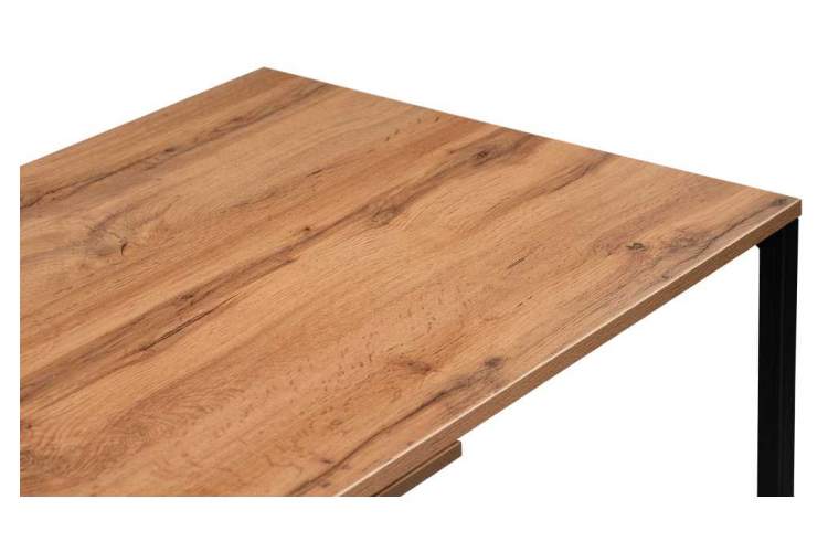 Компьютерный стол Клер Лофт дуб вотан / черный матовый-3