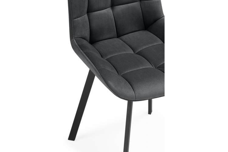 Стул на металлокаркасе Челси 360 темно-серый (ZD 995) / черный-7