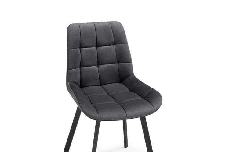 Стул на металлокаркасе Челси 360 темно-серый (ZD 995) / черный-8