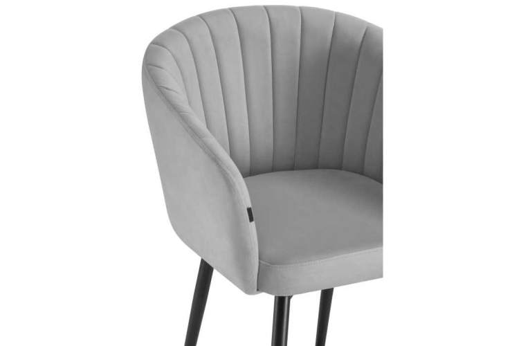 Стул на металлокаркасе крутящийся Моншау velutto 52 / черный-5