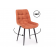 Стул на металлокаркасе Челси 360 К терракотовый (zd 432) / черный np