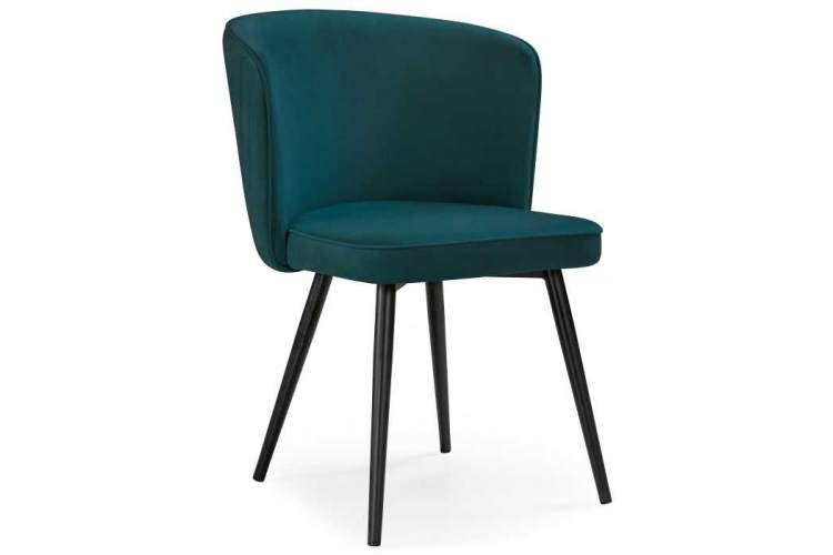 Стул на металлокаркасе Фрибур velutto 20 / черный-1