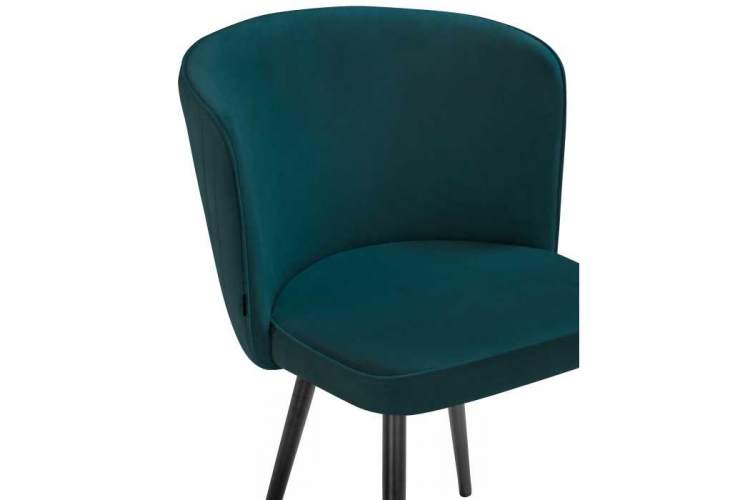 Стул на металлокаркасе Фрибур velutto 20 / черный-6