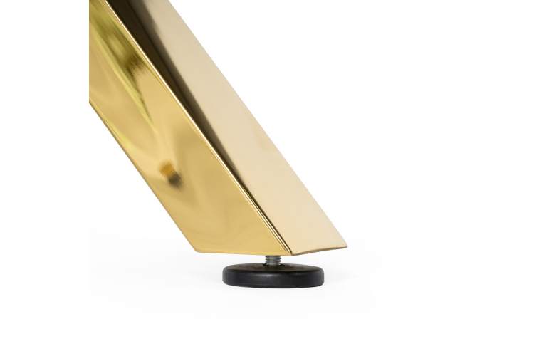 Керамический стол Селена 3 160х90х77 белый мрамор / золото-12