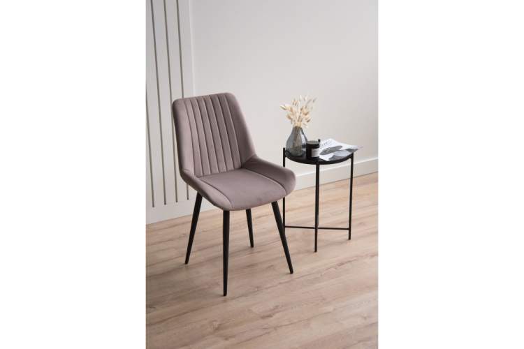 Стул на металлокаркасе Седа 360 латте (zd 290) / черный np-1