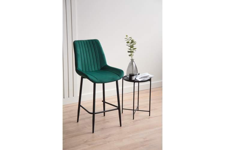 Барный стул Седа зеленый (zd 667) / черный-1
