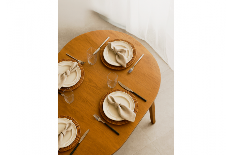 Стол деревянный Турин 80 (160) х 80 орех-2