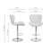 Барный стул Porch beige / chrome