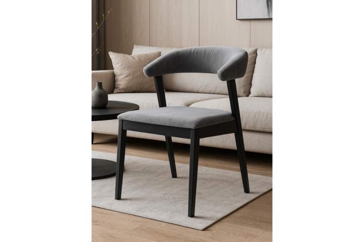 Стул деревянный Токио 2 ткань 234 / черное дерево-1