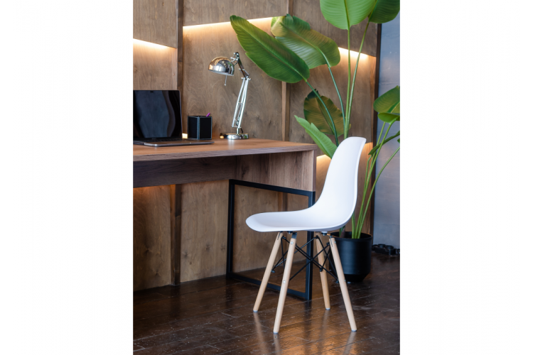 Пластиковый стул Eames PC-015 белый-2