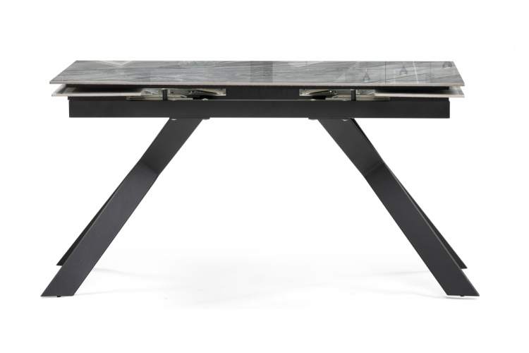 Керамический стол Хилбри 140(200)х80х76 оробико / черный-2