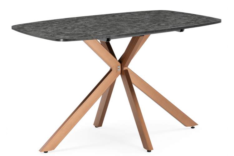 Стол деревянный Кортез 116(160)x77 раздвижной малави / медь