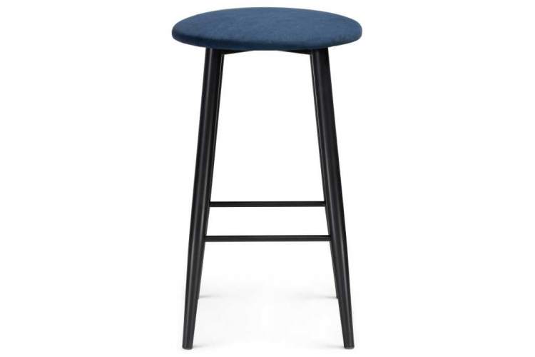 Барный стул Гангток темно-синий / черный матовый-1