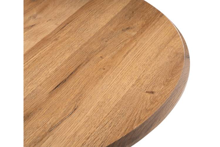 Стол деревянный Абилин 100 дуб вотан / черный матовый-4