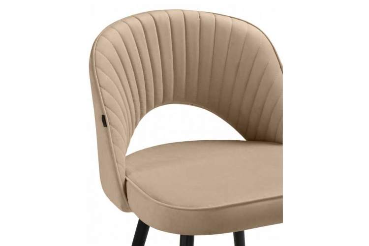 Стул на металлокаркасе Сандвикен velutto 05 / черный-6