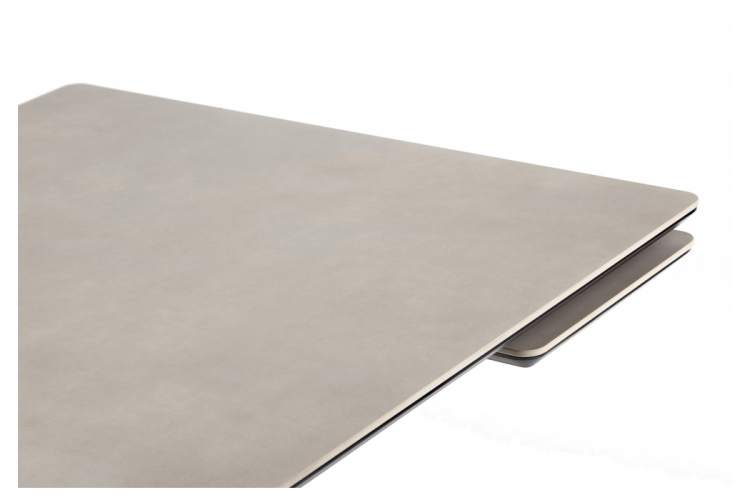 Керамический стол Памелла 120(180)х80 carmen light grey / черный-10