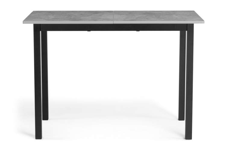 Стол деревянный Аркон 110(130)х68х75 бетон / черный-1