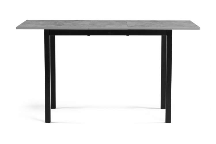 Стол деревянный Аркон 110(130)х68х75 бетон / черный-2