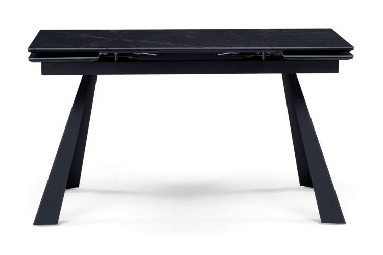 Керамический стол Маунт 140x80 черный мрамор / черный-8