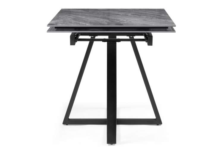 Керамический стол Силлем 120(180)х90 оробико / черный-9