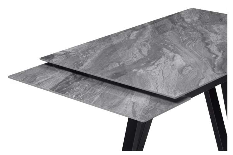 Керамический стол Силлем 120(180)х90 оробико / черный-12