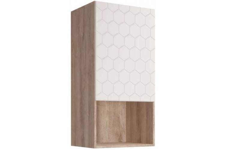 Шкаф Мариус М-05 дуб баррик / белый матовый