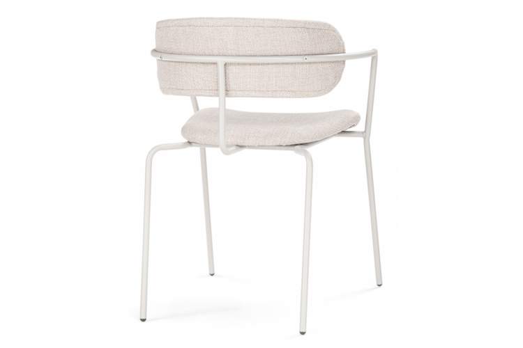 Стул на металлокаркасе Маки бежевый / серый матовый-4