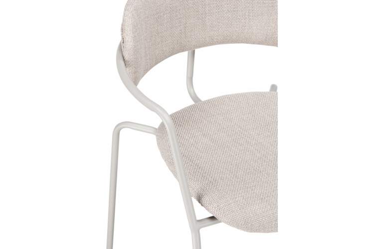 Стул на металлокаркасе Маки бежевый / серый матовый-6