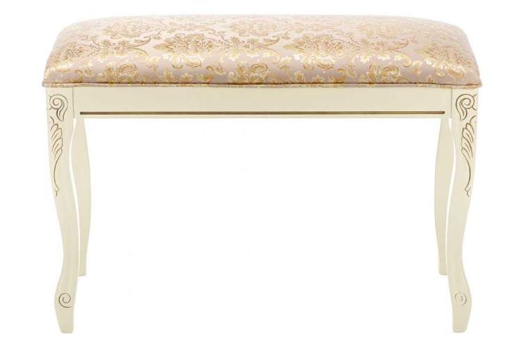 Банкетка Валентино патина золото / бежевый-1