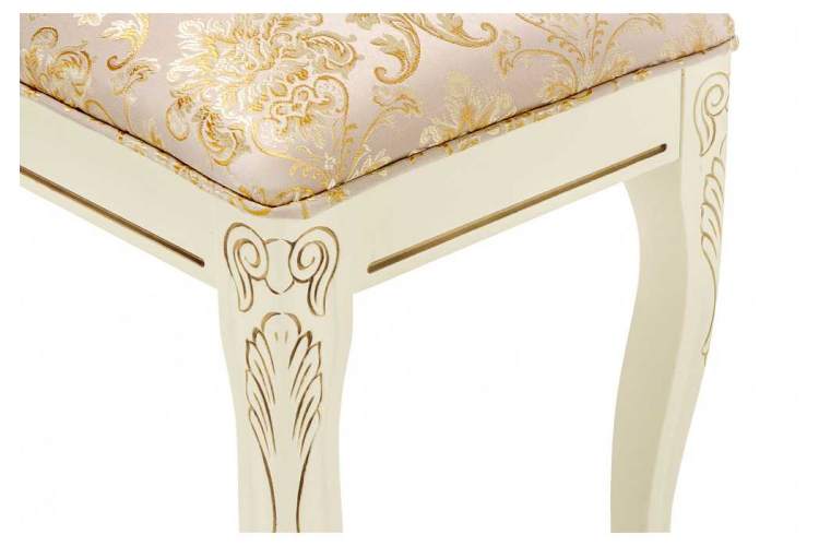 Банкетка Валентино патина золото / бежевый-5