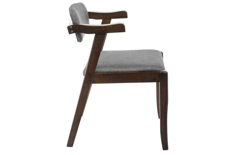 Стул деревянный Fit cappuccino / grey-1