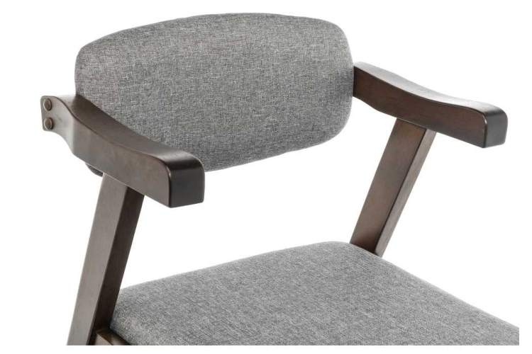 Стул деревянный Fit cappuccino / grey-2