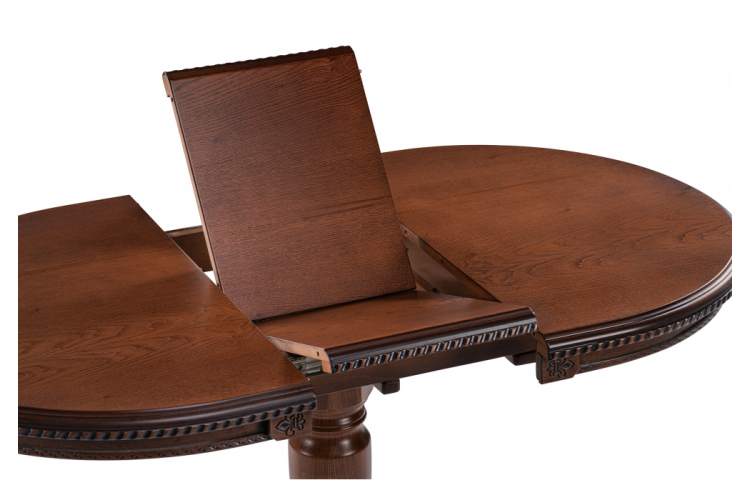 Стол деревянный Аллофан круглый миланский орех-4