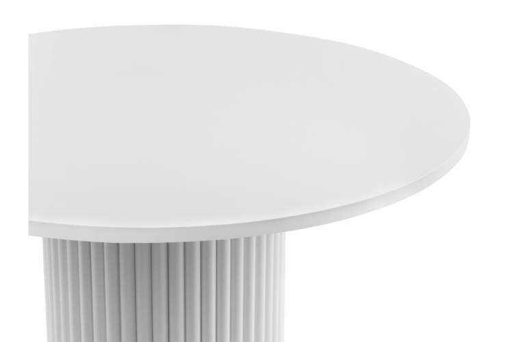 Стол деревянный Барел 90 белый / белый-9