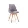 Стул деревянный Bonuss light gray / wood