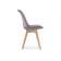 Стул деревянный Bonuss light gray / wood