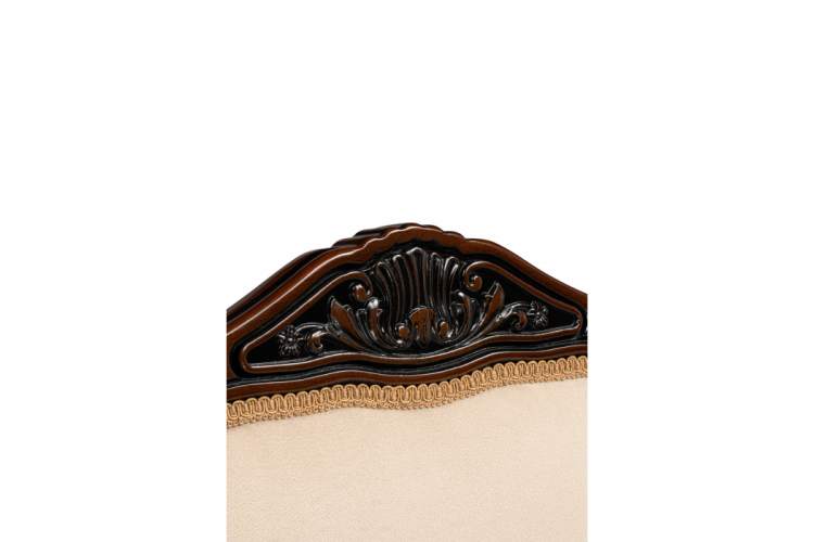 Стул деревянный Эмилин вишня / бежевый тк. К02-11