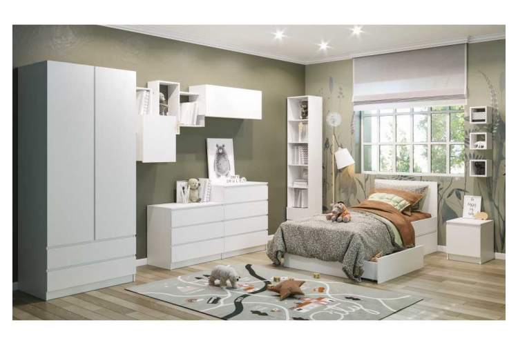 Мадера К4М белый Комод-6