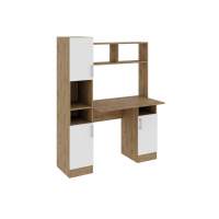 Компьютерный стол Эндо дуб вотан / белый