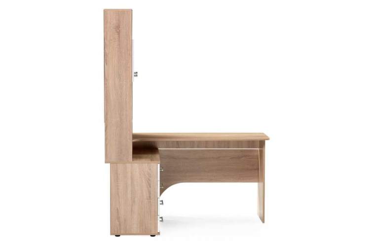 Компьютерный стол КСТ-14.1Л левый дуб сонома / белый-2