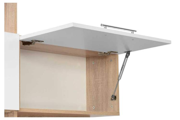 Компьютерный стол КСТ-14.1Л левый дуб сонома / белый-5