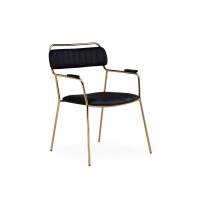 Стул на металлокаркасе Aspen black / gold Стул на металлокаркасе Aspen black / gold