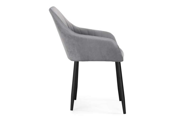 Стул на металлокаркасе Слэм темно-серое / черное-3