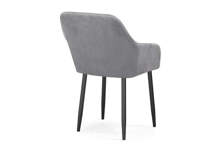 Стул на металлокаркасе Слэм темно-серое / черное-4