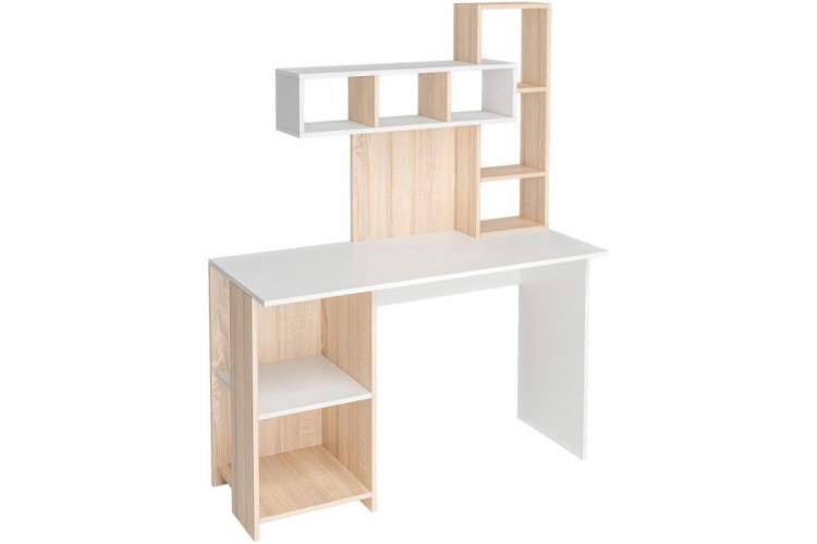 Компьютерный стол Эфес дуб сонома / белый