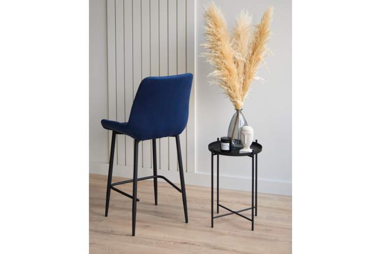 Барный стул Челси синий (zd 798) / черный-8
